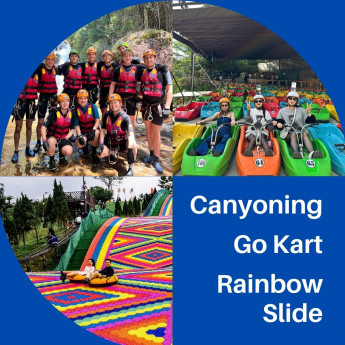 Ultimate Da Lat Canyoning, Go Kart & Rainbow Slide Tour