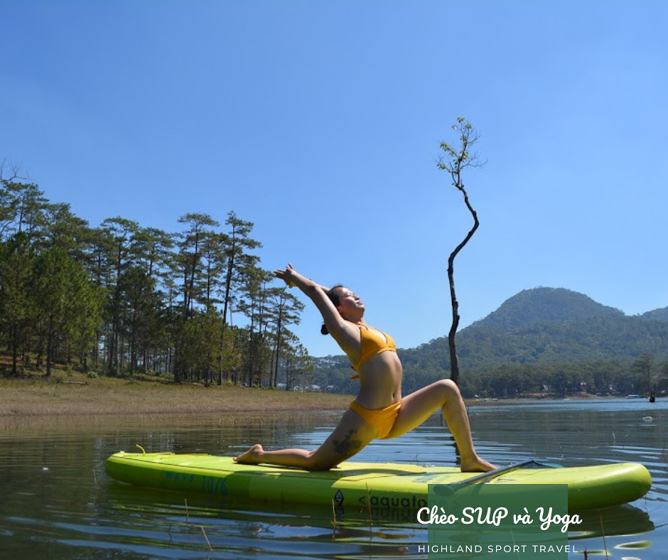 Sup và yoga tại Đà Lạt