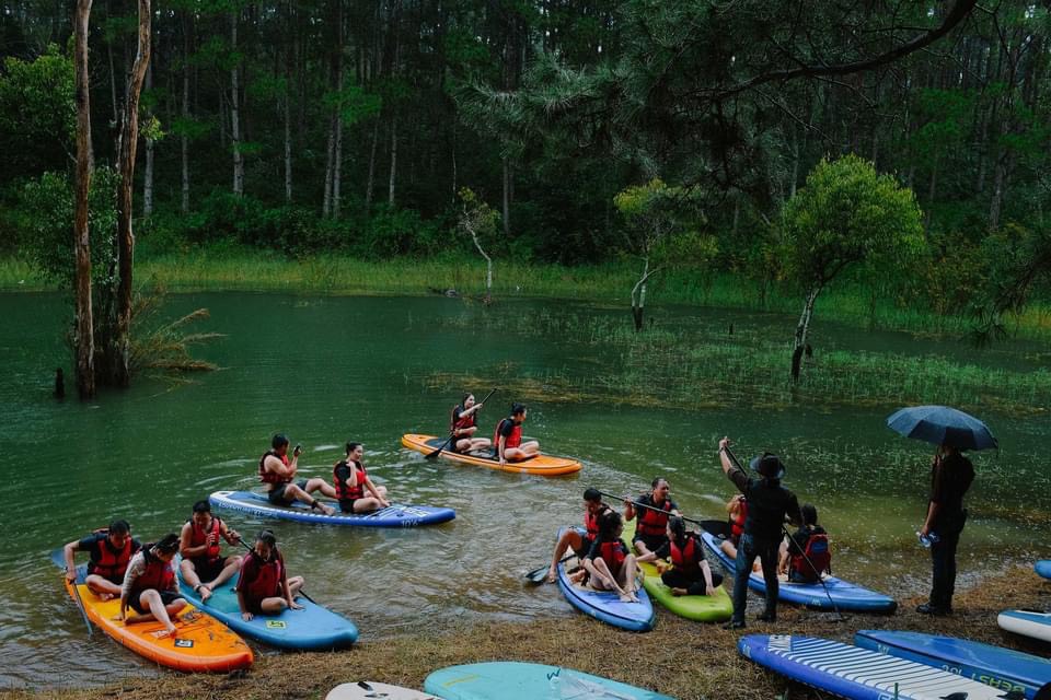 cheo sup/kayak ho tuyen lam