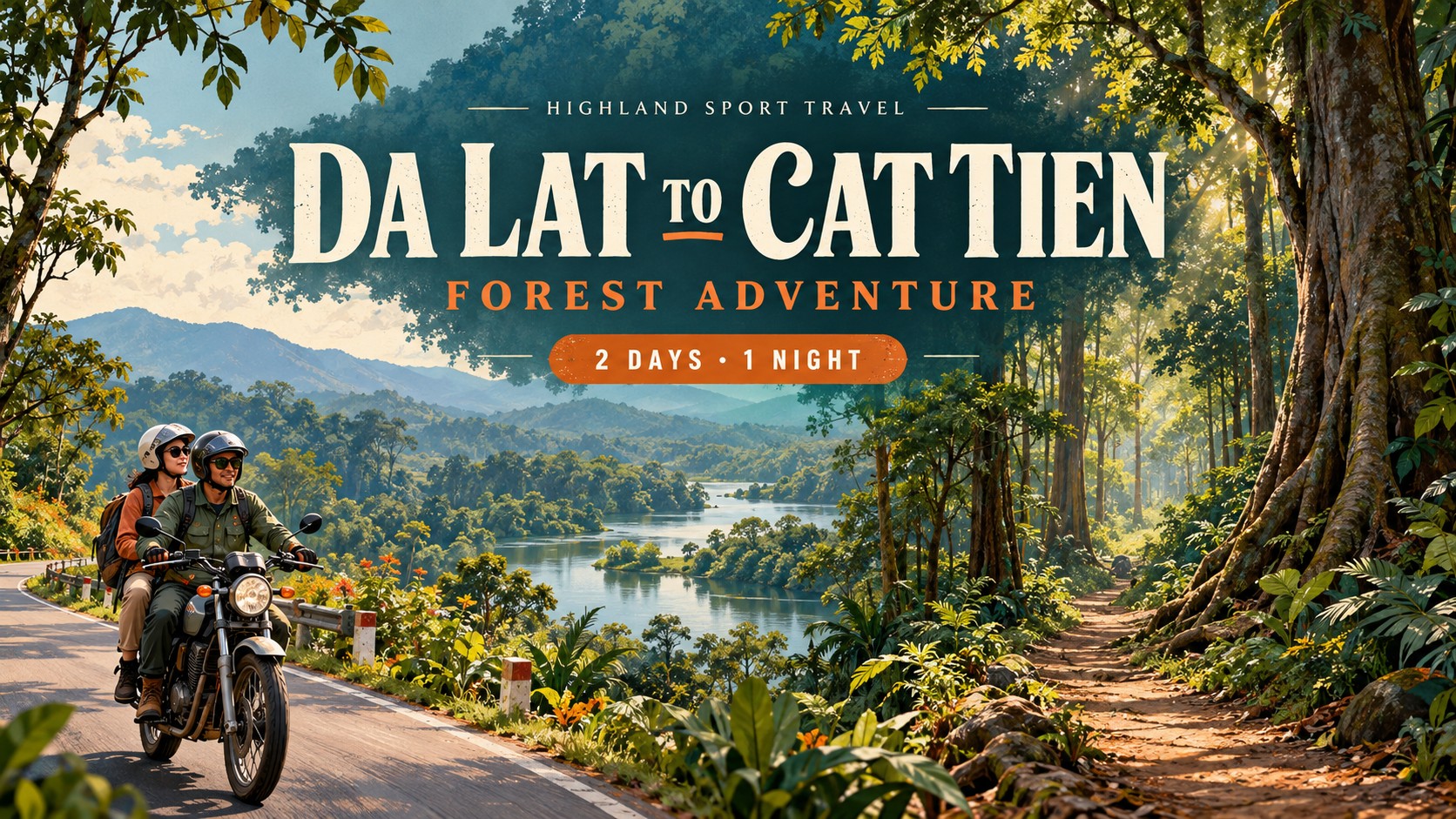 Da Lat to Cat Tien Easy Rider & Forest Tour – 2 Days