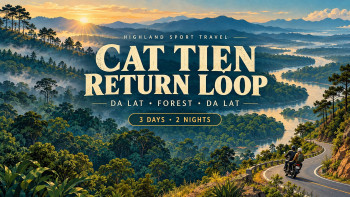 Da Lat–Cat Tien Easy Rider Return Loop – 3 Days