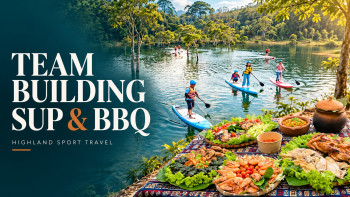 Team Building Đà Lạt – Chạy Trạm, Chèo SUP & BBQ Bên Hồ
